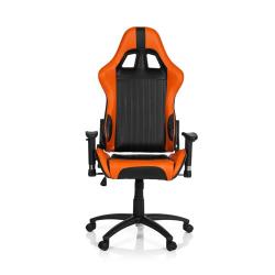 Chaise Gaming / Chaise de bureau siège baquet SPIELBERG II noir/orange hjh OFFICE