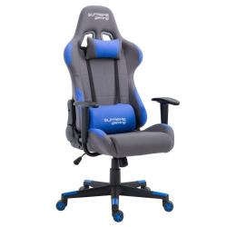 Chaise de bureau gaming SWIFT fauteuil ergonomique avec coussins, siège style racing racer gamer chair, revête