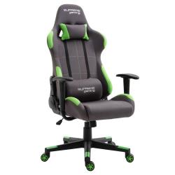 Chaise de bureau gaming SWIFT fauteuil ergonomique avec coussins, siège style racing racer