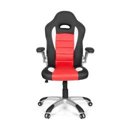 Chaise gaming / Chaise de bureau RACER SPORT rouge / noir hjh OFFICE