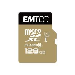 Cartes mémoire EMTEC SDXC 128GB Class10 Gold +