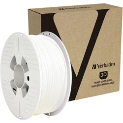 Filament Verbatim 55050 PETG 1.75 mm blanc 1 kg