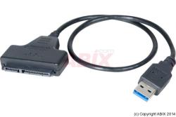 Connectique Informatique - GENERIQUE - Adaptateur USB3.0/SATA 2.5"" SSD-HDD Auto-alimenté