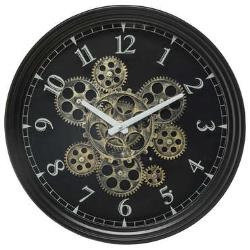 Horloge noir 37 cm PINDUS