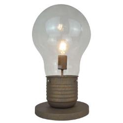 Lampe ampoule 50 cm BULB coloris marron