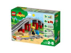 LEGO DUPLO Trains 10872 Les rails et le pont du train