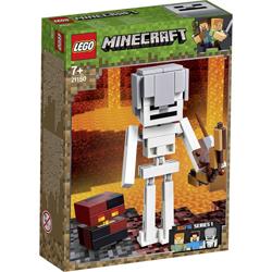 Bigfigurine Minecraft Squelette avec un cube de magma LEGO MINECRAFT 21150 Nombre de LEGO 