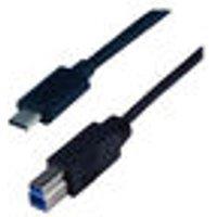 Cordon USB 3.1 type C mâle / USB 3.0 type B mâle - 1m