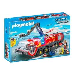 Playmobil City Action 5337 Pompiers avec véhicule aéroportuaire