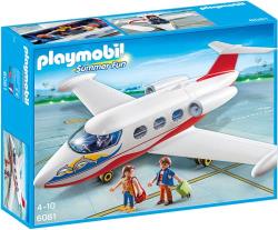 Playmobil Summer Fun 6081 Avion avec pilote et touristes