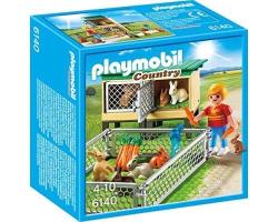Playmobil Country 6140 Enfant avec enclos à lapins et clapier