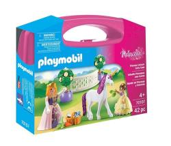 Playmobil Princess Le palais royal 70107 Valisette Princesses avec licorne