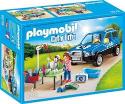 Playmobil City Life La pension des animaux 9278 Toiletteuse avec véhicule