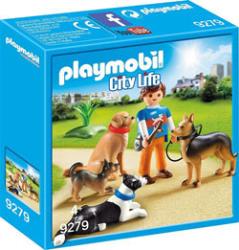Playmobil City Life La pension des animaux 9279 Entraîneur et chiens