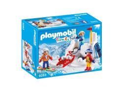 Playmobil Family Fun 9283 Enfants avec boules de neige