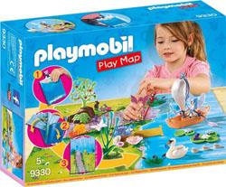 Playmobil Play Map La forêt enchantée 9330 Fées avec support de jeu