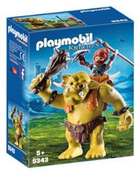 Playmobil Knights Les combattants nains 9343 Troll géant et soldat nain