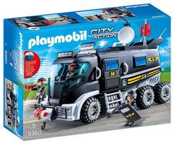 Playmobil City Action Les policiers d'élite 9360 Camion policiers d'élite avec sirène et gyrophare