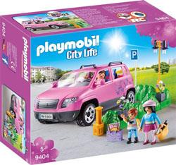 Playmobil City Life Les boutiques 9404 Voiture familiale