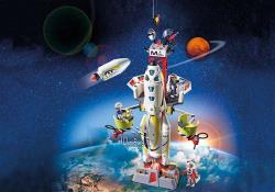 Playmobil Space Mission sur Mars 9488 Fusée Mars avec plateforme de lancement