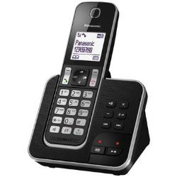 Téléphone fixe sans fil avec répondeur PANASONIC TGD320FRB