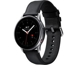 Montre connectée Samsung Galaxy Watch Active2 4G 40 mm Boîtier Acier Bracelet en cuir Arge