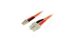 Câble fibre optique LC/SC duplex 50/125 - 1 m