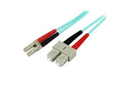 Câble fibre optique LC/SC LSZH duplex 50/125 - 2 m