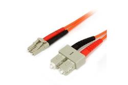Câble fibre optique CL/SC duplex 62,5/125 - 3 m