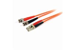 Câble fibre optique LC/ST duplex 62,5/125 - 1 m