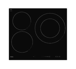 Table de cuisson à induction - 7400W - 3 foyers - Noir