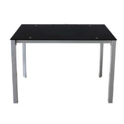 Table rectangulaire 110 cm CHARLEN coloris noir