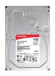 Toshiba N300 NAS - Disque dur - 4 To - interne - 3.5 - SATA 6Gb/s - 7200 tours/min - mémoire tampon : 128 Mo