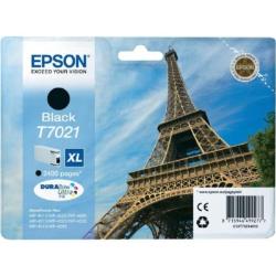 Cartouche d'encre Epson Noire XL T7021 Série T. Eiffel