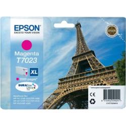 Cartouche d'encre Epson T7023 XL Magenta Série Tour Eiffel