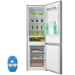 AMICA Réfrigérateur frigo combiné inox 295L A+ FROID ventilé Autonomie 15H