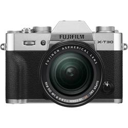 Appareil photo hybride Fujifilm X-T30 XF18-55 mm 26.1 Mill. pixel argent écran tactile, viseur électronique, é