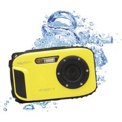 Easypix W1627 Yellow Appareil photo numérique 16 Mill. pixel jaune caméra submersible, résistant aux chocs, pr