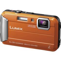 Appareil photo numérique Panasonic DMC-FT30EG-D 16.1 Mill. pixel Zoom optique: 4 x orange caméra submersible, 