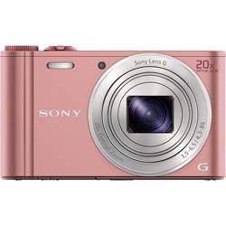 Appareil photo numérique Sony Cyber-Shot DSC-WX350P 18.2 Mill. pixel Zoom optique: 20 x rose vidéo Full HD, Wi