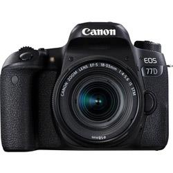 Canon EOS 77D Appareil photo reflex numérique avec EF-S 18-55 mm IS STM 24.2 Mill. pixel noir Bluetooth