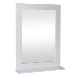 Miroir de salle de bain Frandis blanc L.50 x l.11.7 x H.70 cm