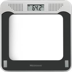 Medisana PS 425 Pèse-personne numérique Plage de pesée (max.)=180 kg noir, gris, verre avec synthèse vocale