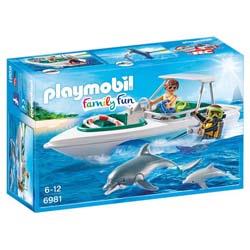 Bateau de plongée Playmobil Family Fun 6981
