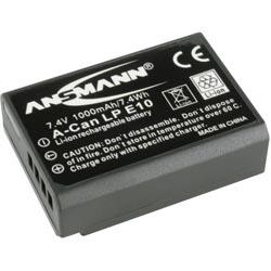 Batterie pour appareil photo Ansmann Remplace laccu dorigine LP-E10 7.4 V 1000 mAh A-Can LP E10