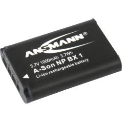 Batterie pour appareil photo Ansmann Remplace laccu dorigine NP-BX1 3.7 V 1000 mAh A-Son NP BX 1