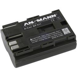 Batterie pour appareil photo Ansmann Remplace laccu dorigine BP-511 7.4 V 1400 mAh A-Can BP 511