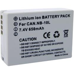 Batterie pour appareil photo Conrad energy NB-10L 7.4 V 650 mAh
