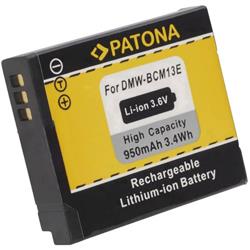 Batterie pour appareil photo Patona Remplace laccu dorigine DMW-BCM13E 3.6 V 950 mAh FODMW-BCM13E