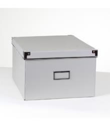 Boîte carton grise finition métal - petit modèle